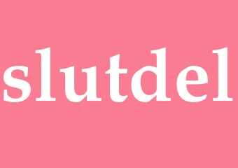 Synonym slutdel