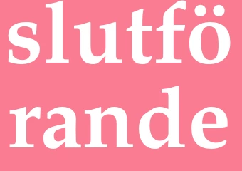 Synonym slutförande