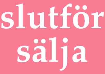 Synonym slutförsälja