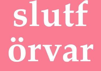Synonym slutförvar