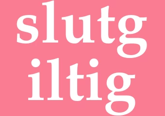 Synonym slutgiltig