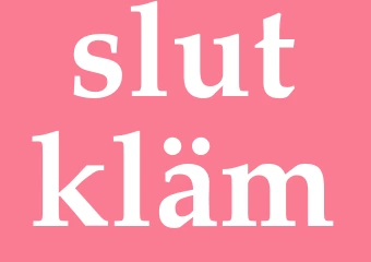 Synonym slutkläm