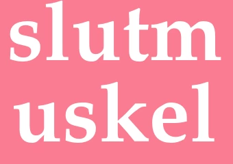 Synonym slutmuskel