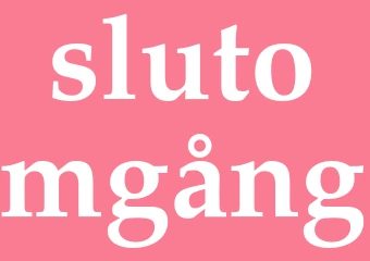 Synonym slutomgång