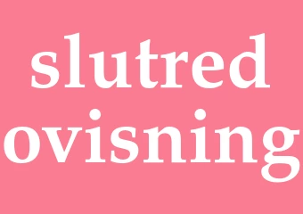 Synonym slutredovisning