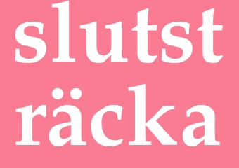 Synonym slutsträcka