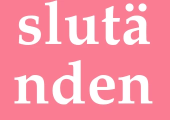 Synonym slutänden