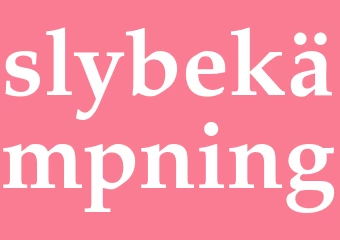Synonym slybekämpning