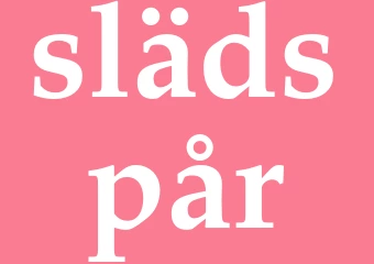 Synonym slädspår