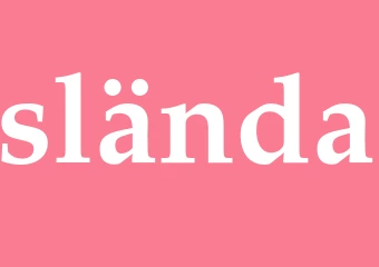 Synonym slända