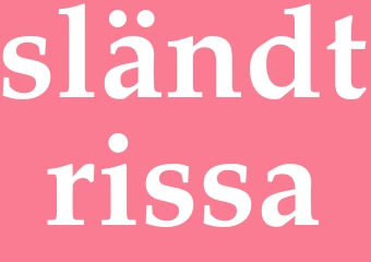 Synonym sländtrissa