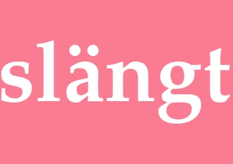 Synonym slängt