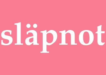 Synonym släpnot