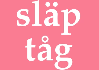 Synonym släptåg