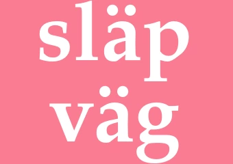 Synonym släpväg