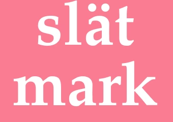 Synonym slätmark