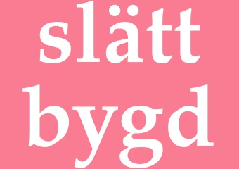 Synonym slättbygd
