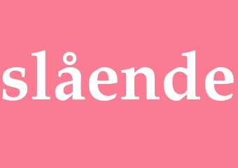 Synonym slående