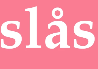 Synonym slås