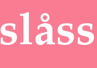 Synonym slåss