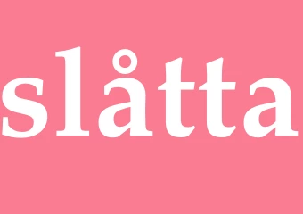 Synonym slåtta