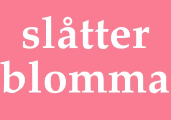 Synonym slåtterblomma