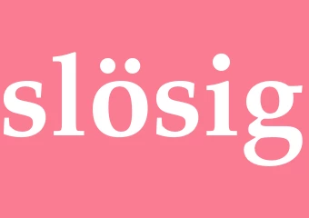 Synonym slösig