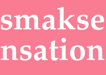 Synonym smaksensation
