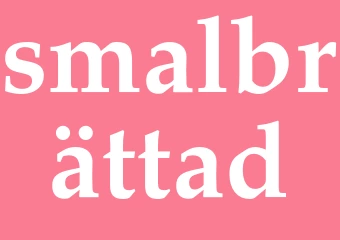 Synonym smalbrättad