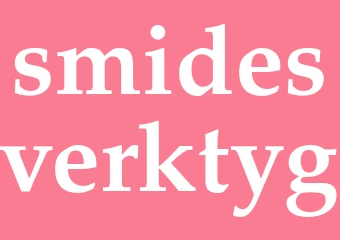 Synonym smidesverktyg