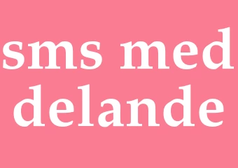 Synonym sms-meddelande