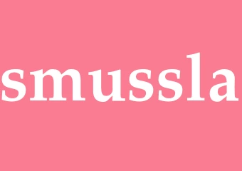 Synonym smussla