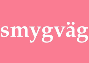 Synonym smygväg