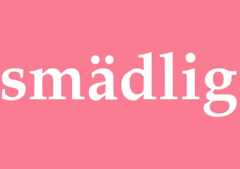 Synonym smädlig
