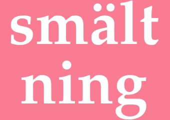 Synonym smältning