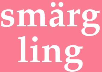 Synonym smärgling