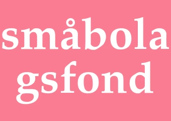 Synonym småbolagsfond