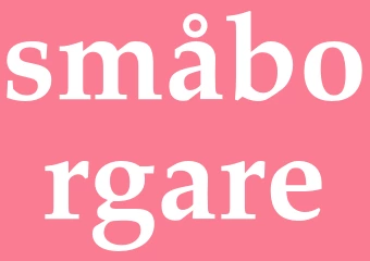 Synonym småborgare