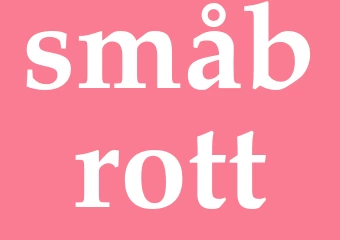 Synonym småbrott