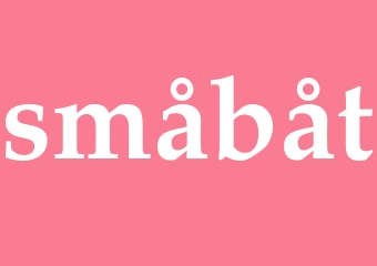 Synonym småbåt