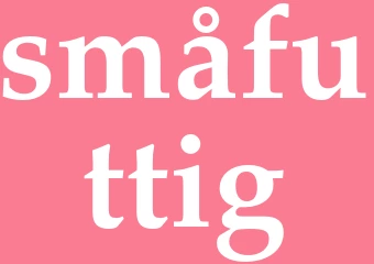 Synonym småfuttig