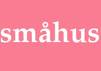 Synonym småhus