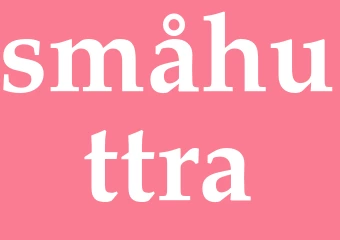 Synonym småhuttra
