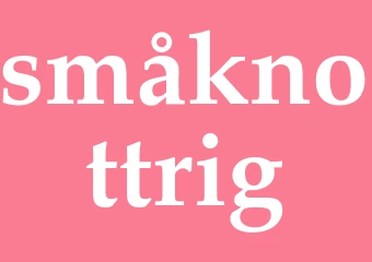 Synonym småknottrig