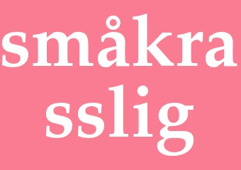 Synonym småkrasslig