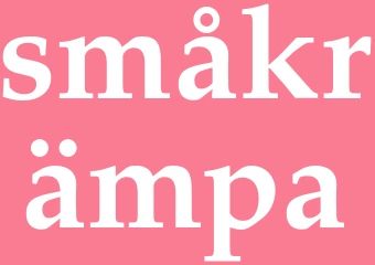 Synonym småkrämpa