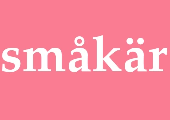 Synonym småkär