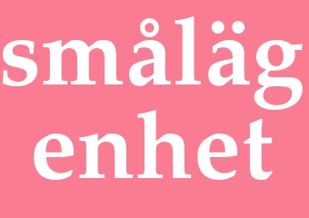 Synonym smålägenhet