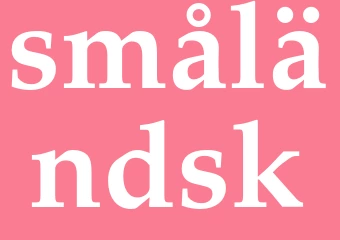 Synonym småländsk
