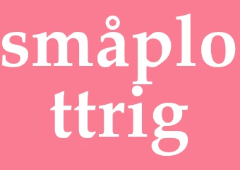 Synonym småplottrig
